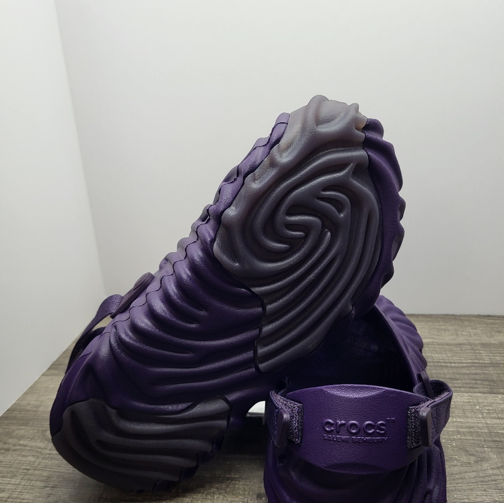 Crocs x Salehe Bembury Pollex Clog Purple 207393-5BC Men’s Size 10 New - Picture 7 of 8